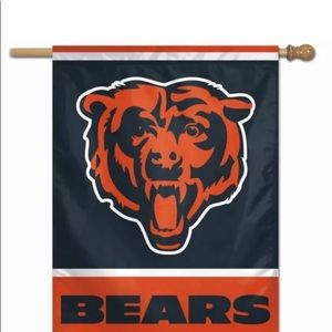 CHICAGO BEARS 28"X43” HOUSE FLAG BANNER